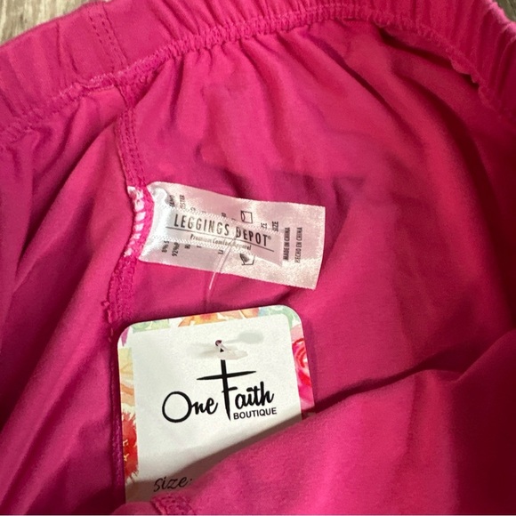 - Leggings Depot, Pink, Plus Size - Picture 3 of 6